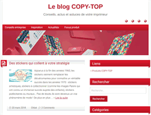 Tablet Screenshot of blog.copytop.com